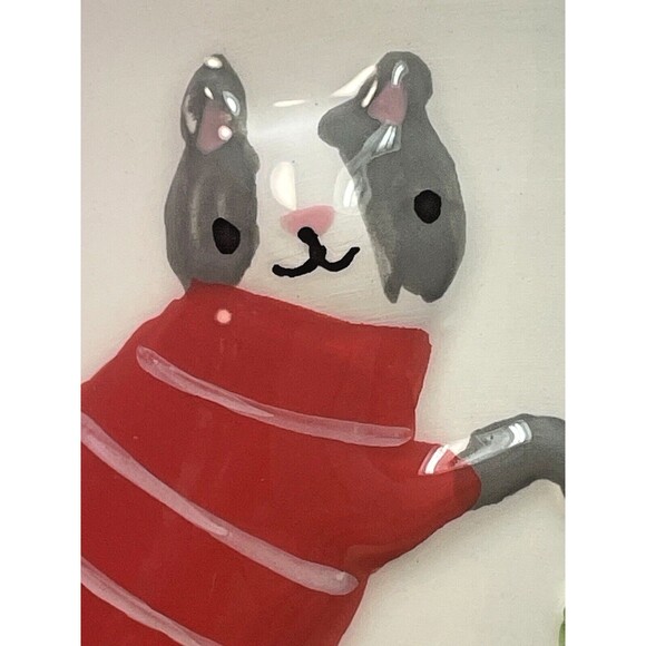 Lang Design 3d Cat Christmas Sweater Holiday Mug Tree Red Inside Whimsical - Picture 3 of 8